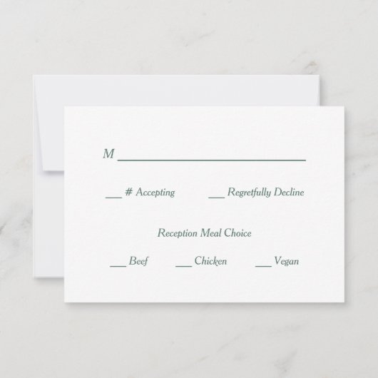 Burgund Christmas Poinsettia Wedding RSVP (Rückseite)