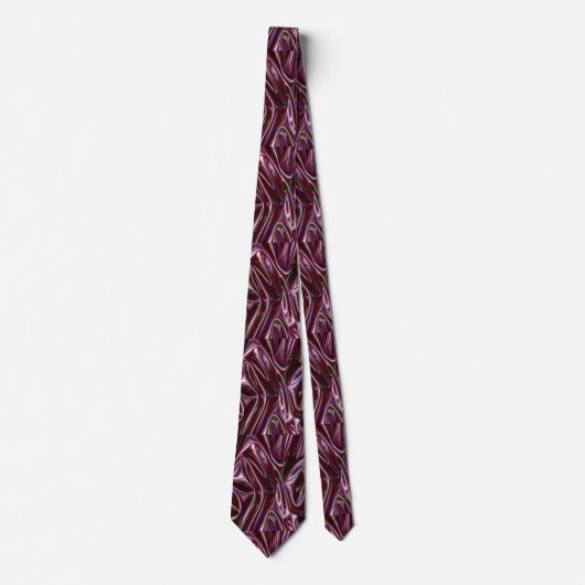 Burgund Chrom Krawatte (Vorderseite)