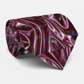 Burgund Chrom Krawatte (Gerollt)