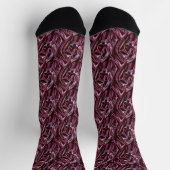 Burgund Chrom Socken (Oben)