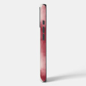 Burgund Cream Streifen Case-Mate iPhone Hülle (Rückseite / Links)