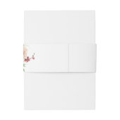 Burgund & Dusty Blush Pink 5 Bläschen Einladungsbanderole (Rückseitenbeispiel)