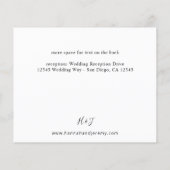 Burgund & Dusty Blush Pink 5 Blumendetails Flyer (Hinten)