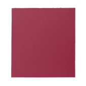 Burgund (einfarbig) notizblock (Vorderseite)