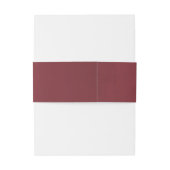 Burgund Einladungsbanderole (Rückseitenbeispiel)