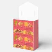 Burgund - Erntedank Zelt Boxen Geschenkschachtel (Geöffnet)