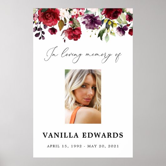 Burgund feiert Lebenszeichen, Foto-Zeichen Poster (Vorne)