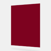 Burgund (feste Farbe) Acrylschild (Winkel)