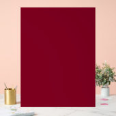 Burgund (feste Farbe) Acrylschild (Hochzeit)