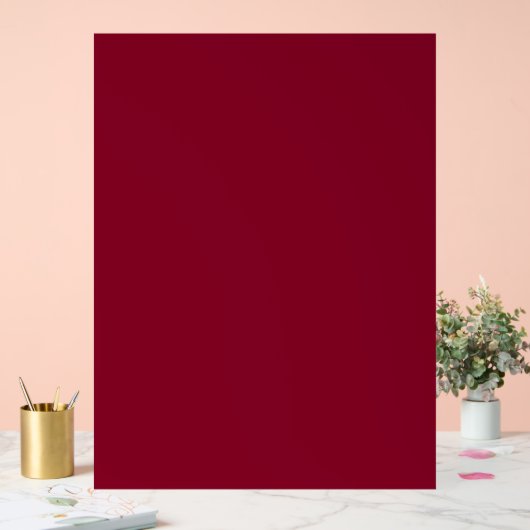 Burgund (feste Farbe) Acrylschild (Hochzeit)