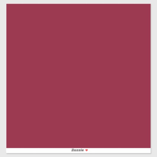 Burgund (feste Farbe) Aufkleber (Blatt)