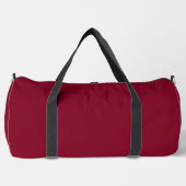 Burgund (feste Farbe) Duffle Bag (Vorderseite)