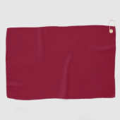 Burgund (feste Farbe) Golfhandtuch (Horizontal)