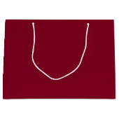 Burgund (feste Farbe) Große Geschenktüte (Vorderseite)