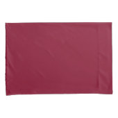 Burgund (feste Farbe) Kissenbezug (Vorderseite-Rechts)