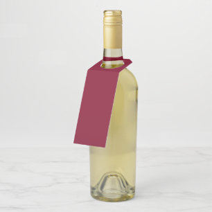 Burgund Flaschenanhänger