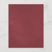 Burgund Flora Weinkultur und Erde Flyer (Hinten)