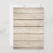 Burgund Floral Probe Abendessen Einladung (Rückseite)