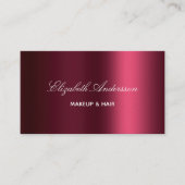 Burgund-Foto-Logo Visitenkarte (Vorderseite)