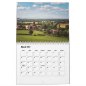 Burgund-Frankreich-Kalender Kalender (Mär 2027)