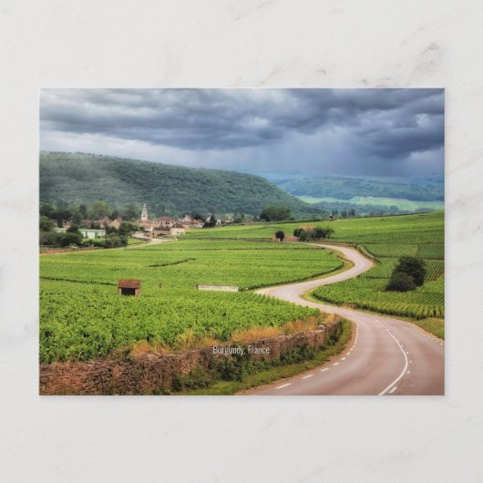 Burgund, Frankreich Postkarte (Vorderseite)