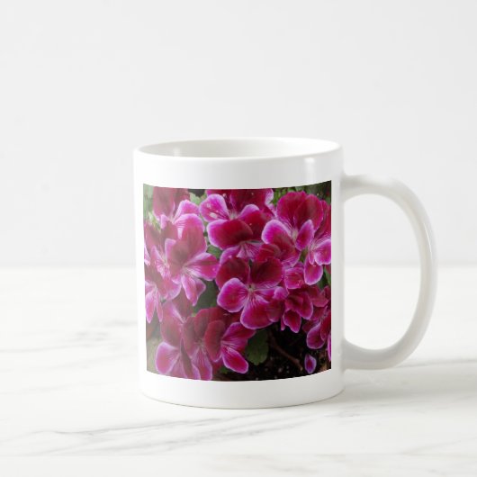 Burgund Geranium Kaffeetasse (Rechts)