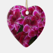 Burgund Geranium Keramik Ornament (Rechts)