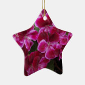 Burgund Geranium Keramik Ornament (Rechts)