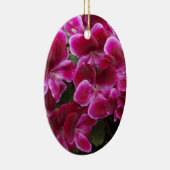 Burgund Geranium Keramik Ornament (Rechts)