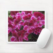 Burgund Geranium Mousepad (Mit Mouse)