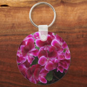 Burgund Geranium Schlüsselanhänger (Vorderseite)