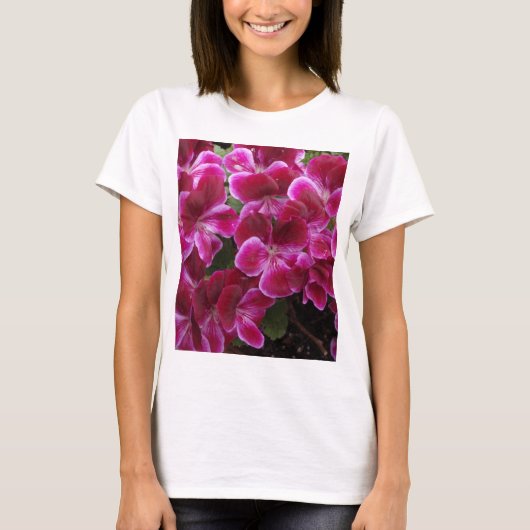 Burgund Geranium T-Shirt (Vorderseite)