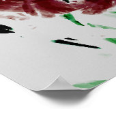 Burgund Gladiolas von Lina Poster (Ecke)