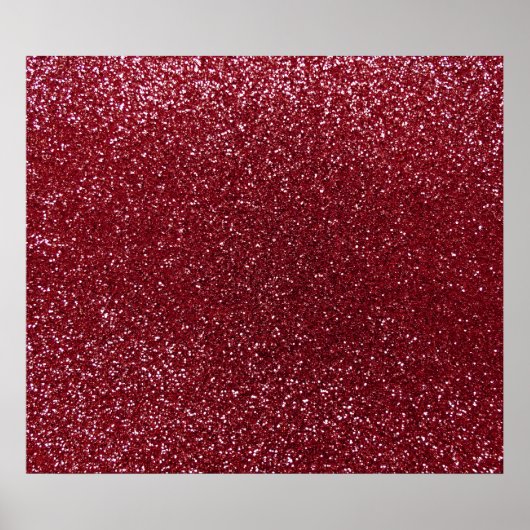 Burgund-Glitzer Poster (Vorne)