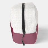 Burgund & Gold Arabian Quinceñera Waschbeutel (Rechts)