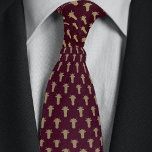 Burgund & Gold Bauer Rancher Cow Head Krawatte<br><div class="desc">Dieses klassische Design mit der Silhouette eines Kuhkopfes ist geschmackvoll und konservativ,  ideal für den Bauer oder Ränger. Fügen Sie einem Vatertag oder Geburtstagsgeschenk eine subtile Touch von Launen hinzu,  indem Sie ein Paar passender Socken mit demselben Design hinzufügen.</div>
