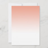 Burgund Gold Einladung zum 15. Hochzeitstag (Rückseite)