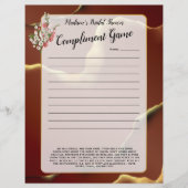 🤵 Burgund Gold Elegante Abstrakte Hochzeit (Vorderseite)