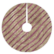 Burgund Gold Glitzer Streifen