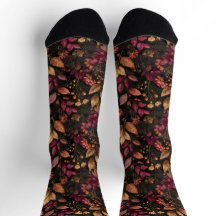 Burgund Gold Schwarze Botanicals Floralien Wasserf