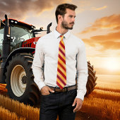 Burgund Gold Stripte Holidays Krawatte