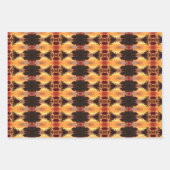 Burgund Gold und Reds Geschenkpapier Set (Vorderseite)