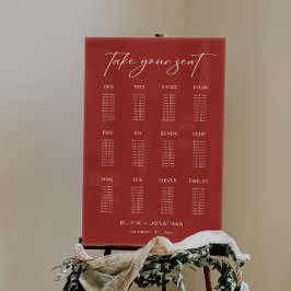 Burgund Hochzeitskarte Akryllische Zeichen Acrylschild