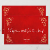 Burgund-Hochzeitstisch (Vorne/Hinten)