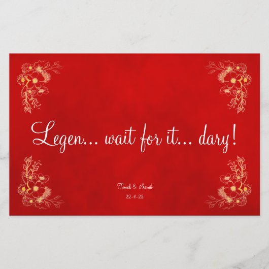 Burgund-Hochzeitstisch (Vorderseite)