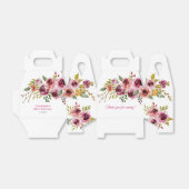 Burgund Lila Rose Rustikale Blumengeburt Geschenkschachtel (Ungefaltet)