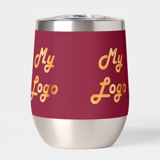 Burgund Logo-Unternehmen (Vorderseite)