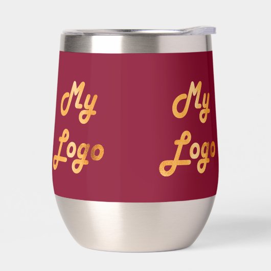 Burgund Logo-Unternehmen (Links)