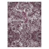 Burgund Marmor Stone Graffiti Tischdecke (Vorderseite)