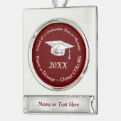 Burgund, Maroon, Abschluss Tree Ornamente (Links)